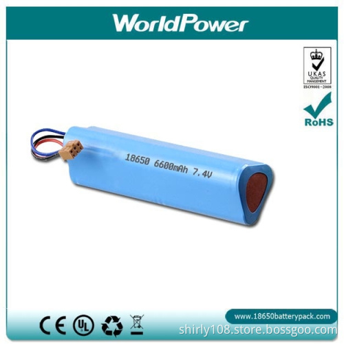 lithium batteries 11.1volt 2400mah for Led flashilight